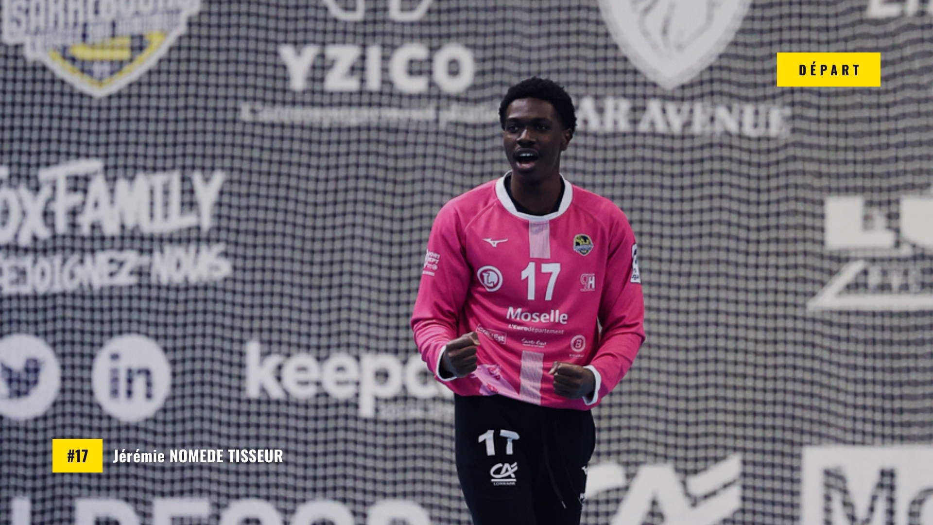 Communiqué – JEREMIE NOMEDE TISSEUR quittera le SMSHB à l’issue de la saison.
